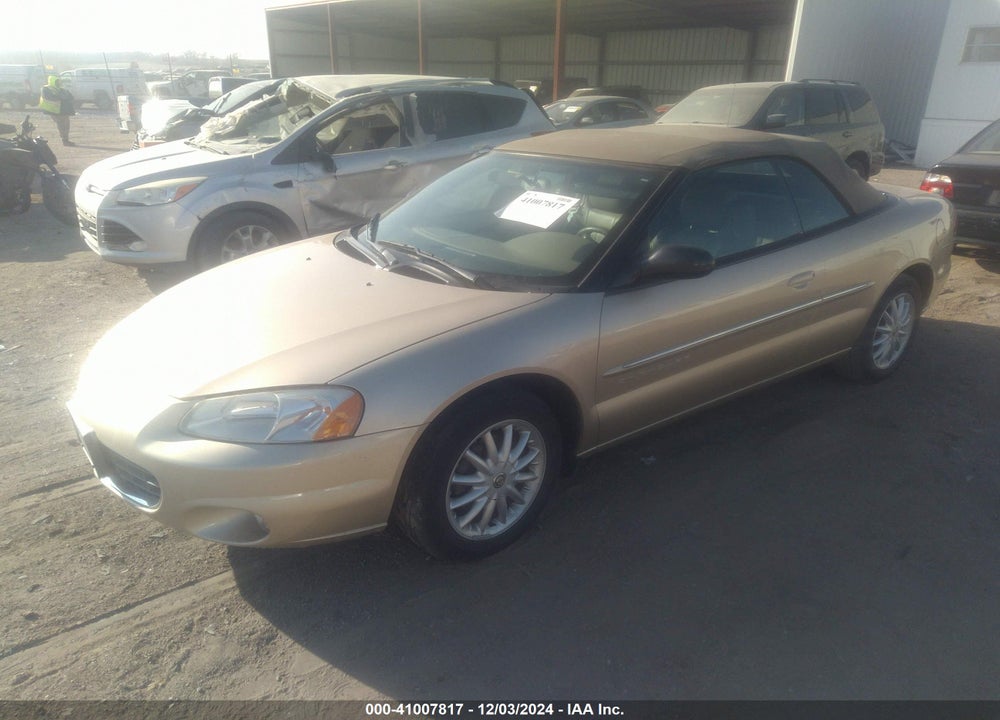 2001 CHRYSLER SEBRING LXI VIN: 1C3EL55U21N653251