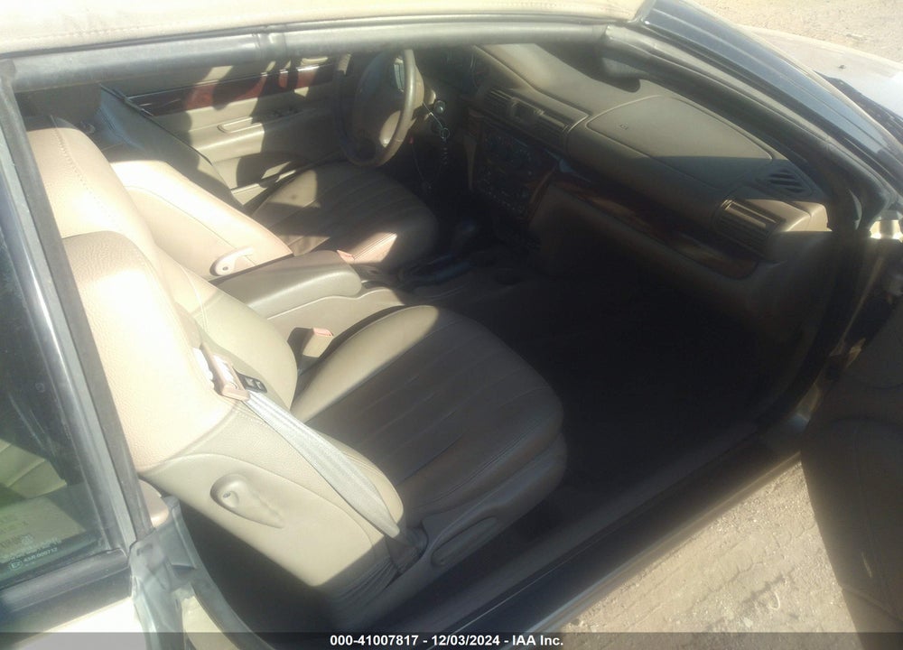 2001 CHRYSLER SEBRING LXI VIN: 1C3EL55U21N653251