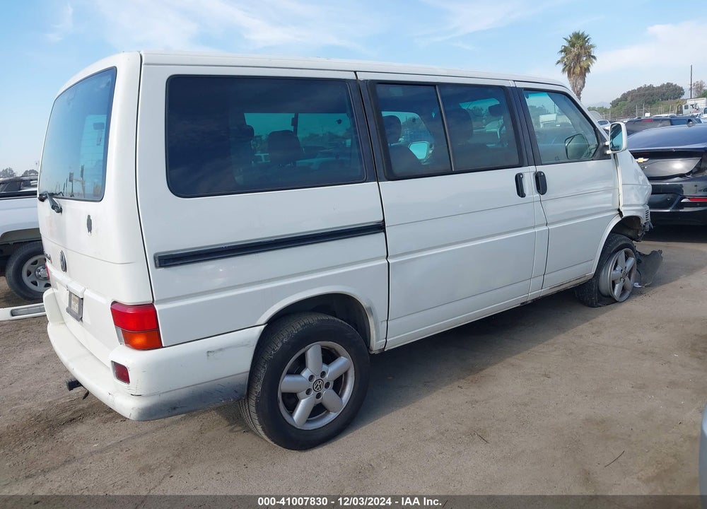 2002 VOLKSWAGEN EUROVAN GLS VIN: WV2KB470X2H046408