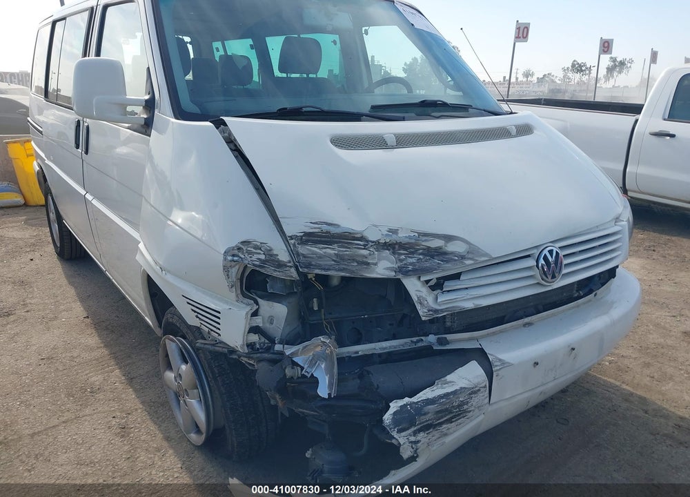 2002 VOLKSWAGEN EUROVAN GLS VIN: WV2KB470X2H046408