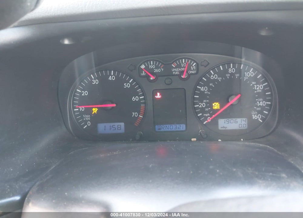 2002 VOLKSWAGEN EUROVAN GLS VIN: WV2KB470X2H046408