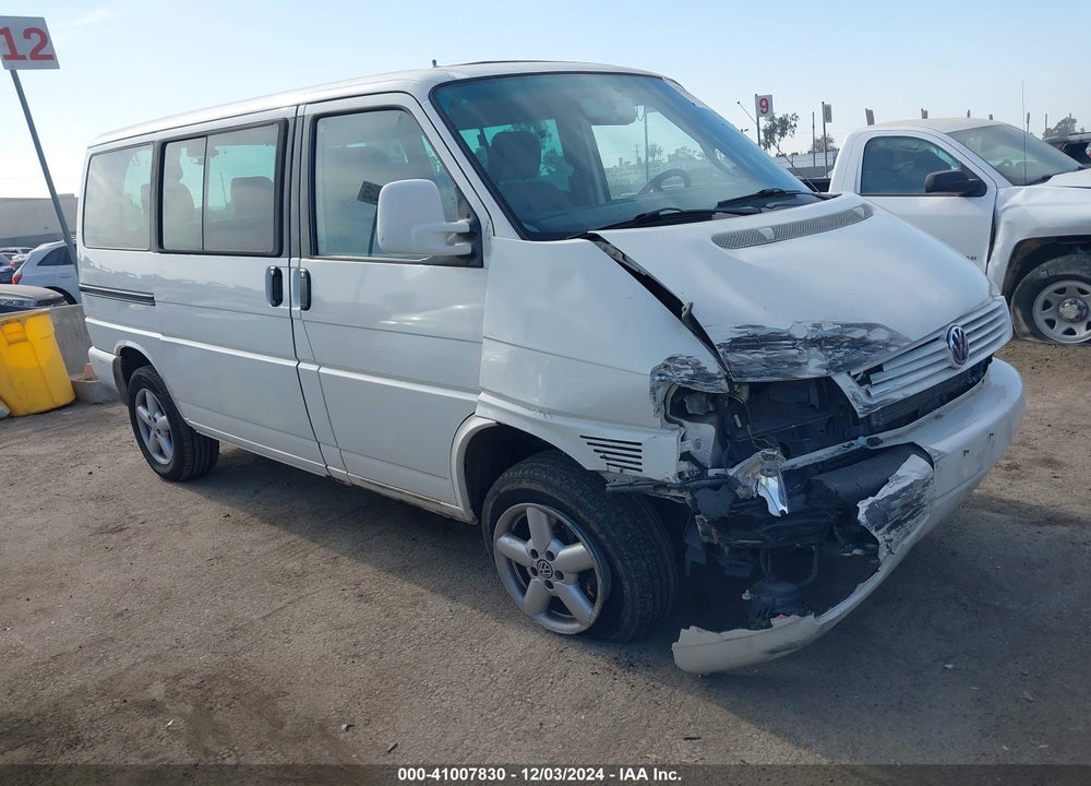 2002 VOLKSWAGEN EUROVAN GLS VIN: WV2KB470X2H046408