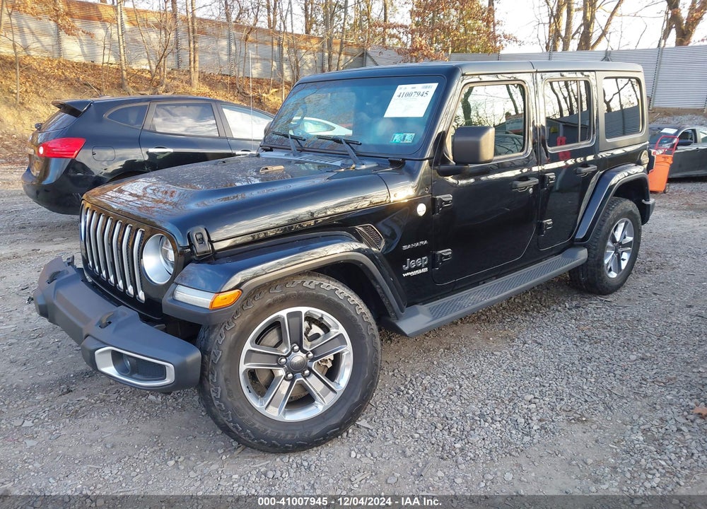 2020 JEEP WRANGLER UNLIMITED SAHARA VIN: 1C4HJXEN7LW152887