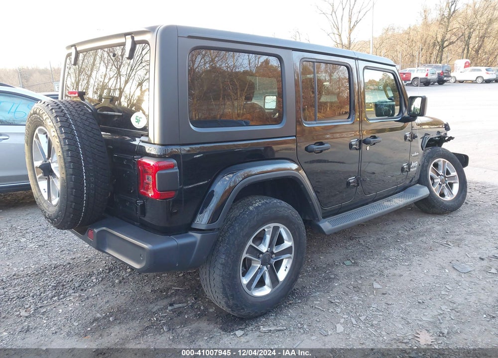 2020 JEEP WRANGLER UNLIMITED SAHARA VIN: 1C4HJXEN7LW152887