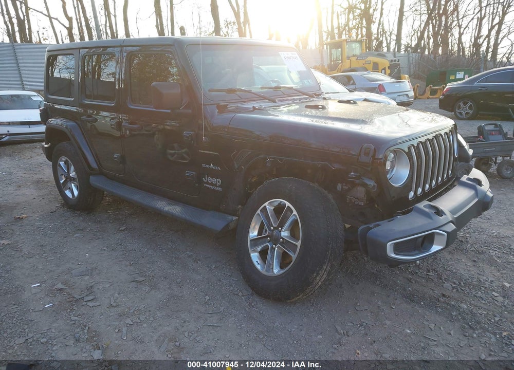 2020 JEEP WRANGLER UNLIMITED SAHARA VIN: 1C4HJXEN7LW152887