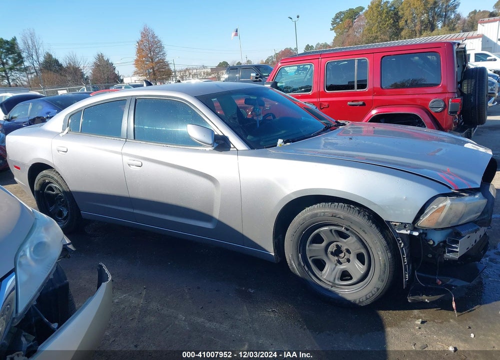 2014 DODGE CHARGER POLICE VIN: 2C3CDXAG1EH237643