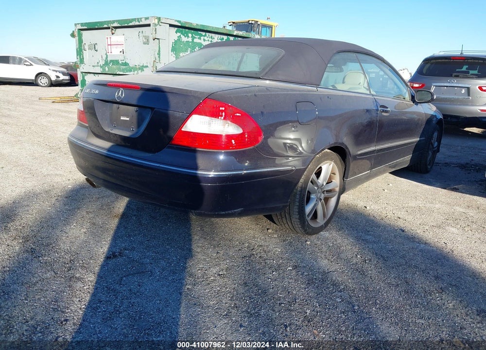 2006 MERCEDES-BENZ CLK 350 VIN: WDBTK56G66T059990