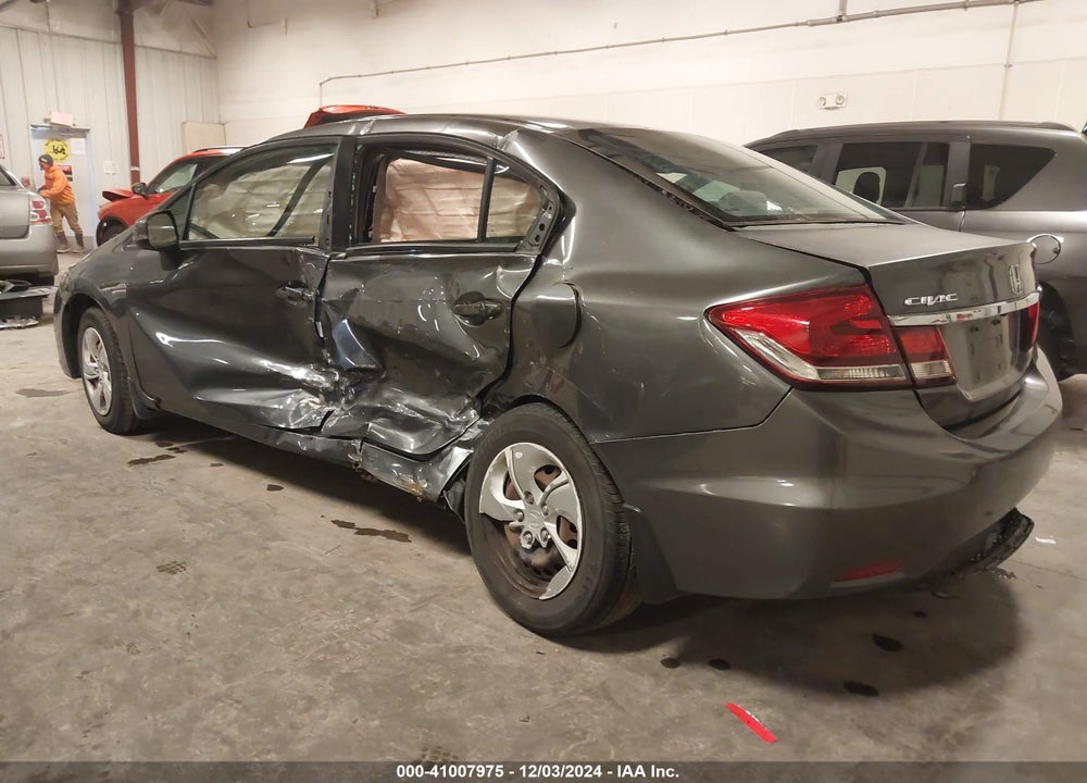 2013 HONDA CIVIC LX VIN: 19XFB2F5XDE009773