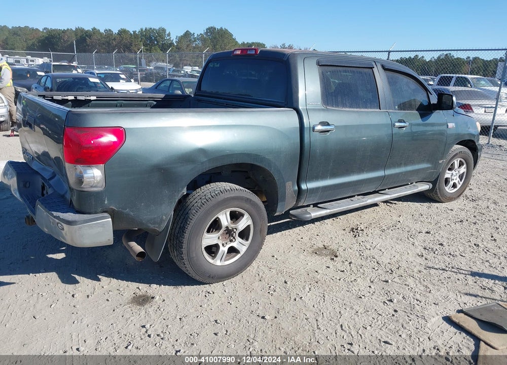 2007 TOYOTA TUNDRA LIMITED 5.7L V8 VIN: 5TBEV58187S456121