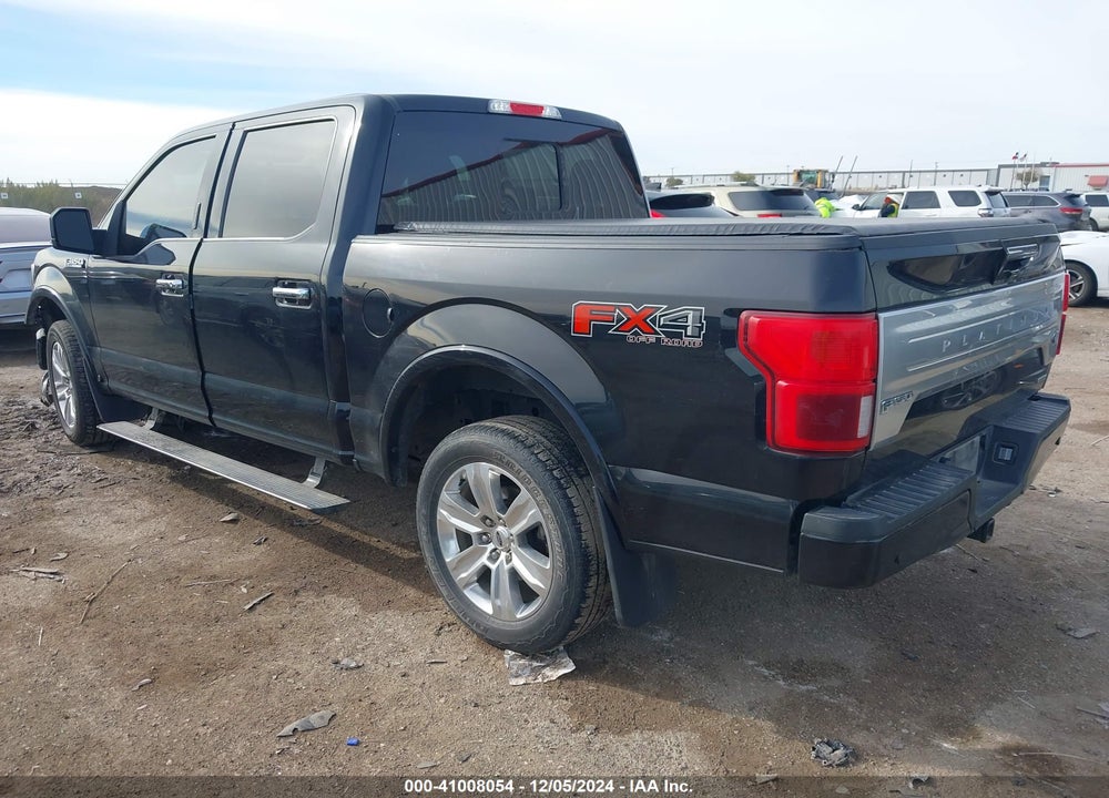 2019 FORD F-150 PLATINUM VIN: 1FTEW1E48KFA80539