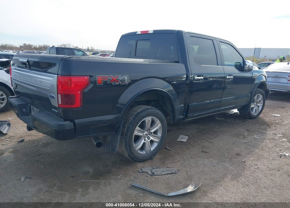 2019 FORD F-150 PLATINUM VIN: 1FTEW1E48KFA80539