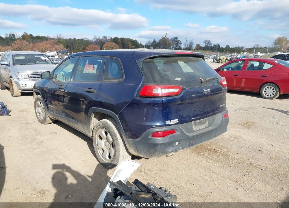 2015 JEEP CHEROKEE SPORT VIN: 1C4PJLAB4FW505915