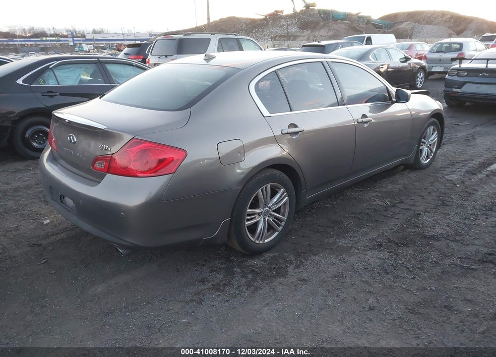 2011 INFINITI G37X VIN: JN1CV6AR9BM404346