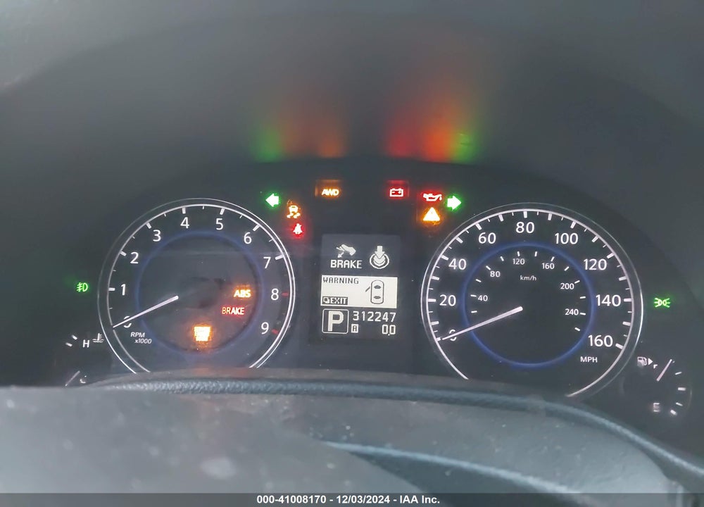 2011 INFINITI G37X VIN: JN1CV6AR9BM404346