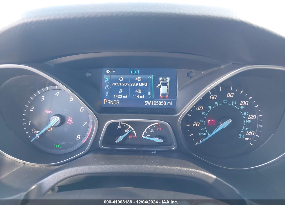 2014 FORD FOCUS SE VIN: 1FADP3F24EL276619
