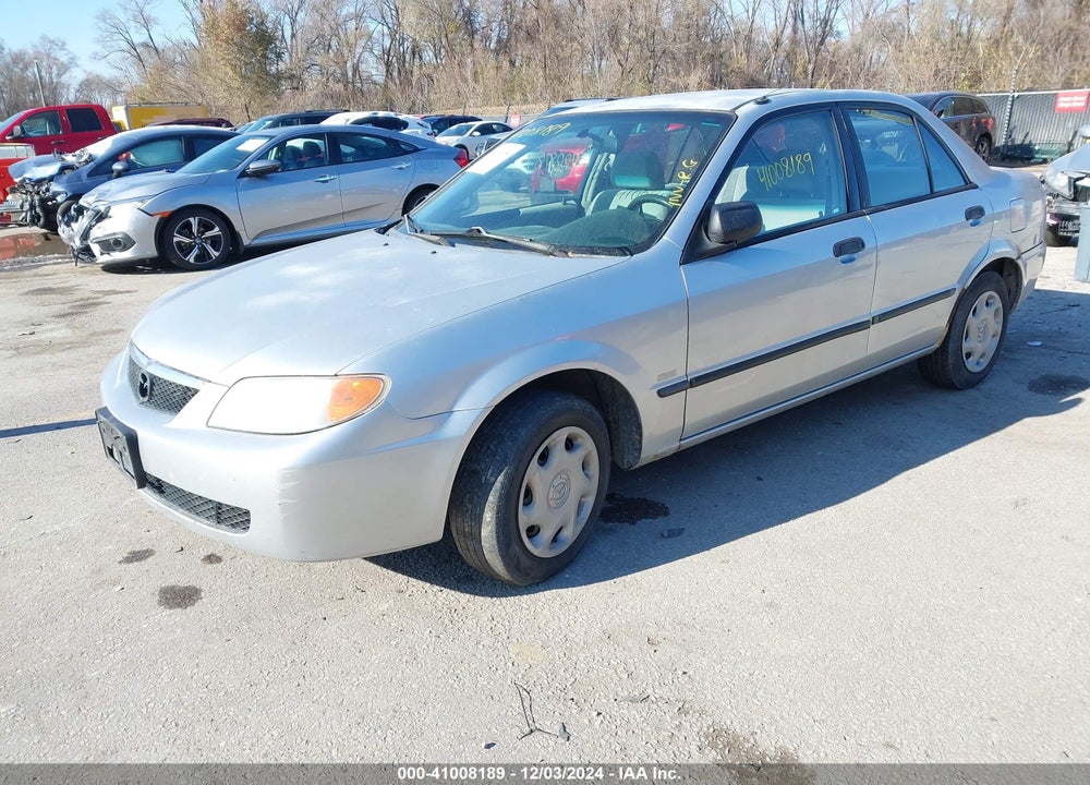 2001 MAZDA PROTEGE DX/LX VIN: JM1BJ222210402748