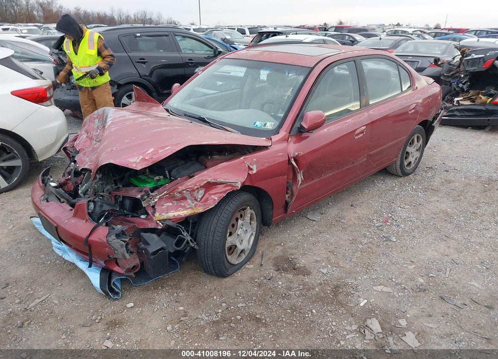 2003 HYUNDAI ELANTRA GLS/GT VIN: KMHDN45D53U644690