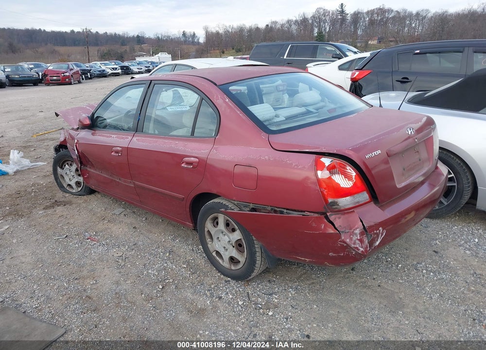 2003 HYUNDAI ELANTRA GLS/GT VIN: KMHDN45D53U644690