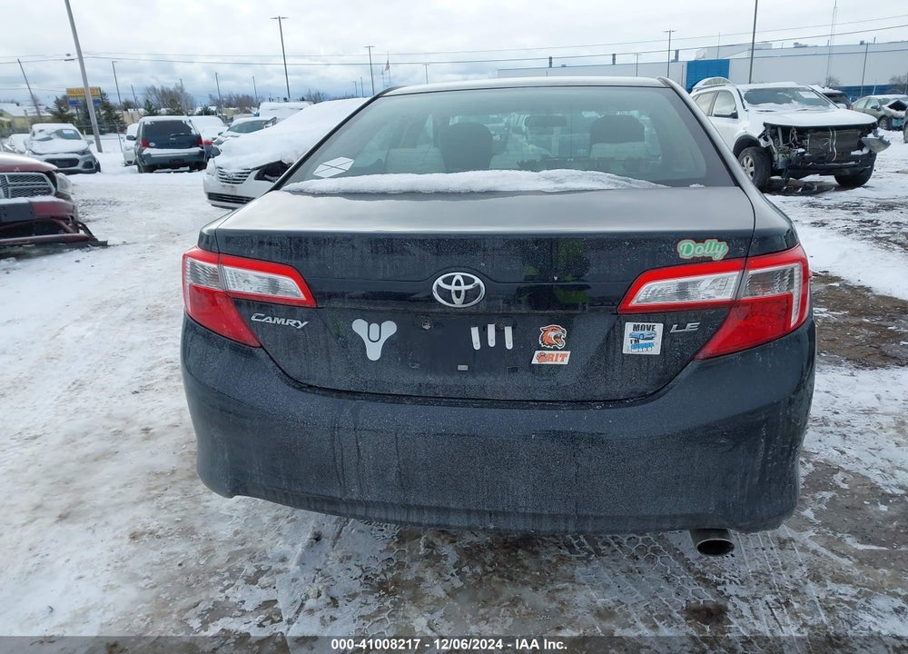 2013 TOYOTA CAMRY LE VIN: 4T1BF1FK8DU248187