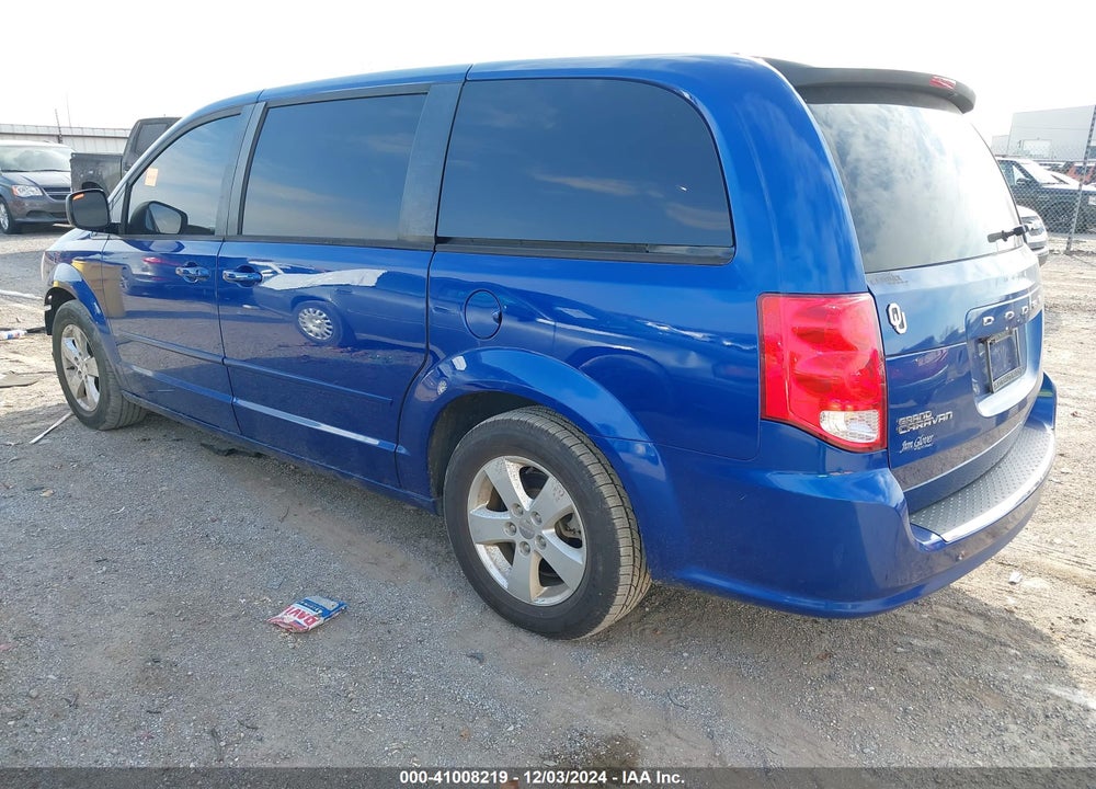 2013 DODGE GRAND CARAVAN SE VIN: 2C4RDGBG6DR726262