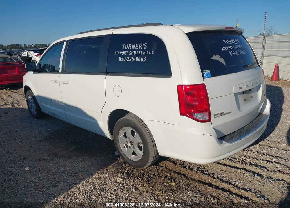 2013 DODGE GRAND CARAVAN SXT VIN: 2C4RDGCGXDR582861