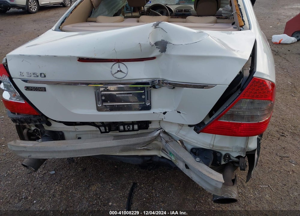 2008 MERCEDES-BENZ E VIN: WDBUF56X68B195232