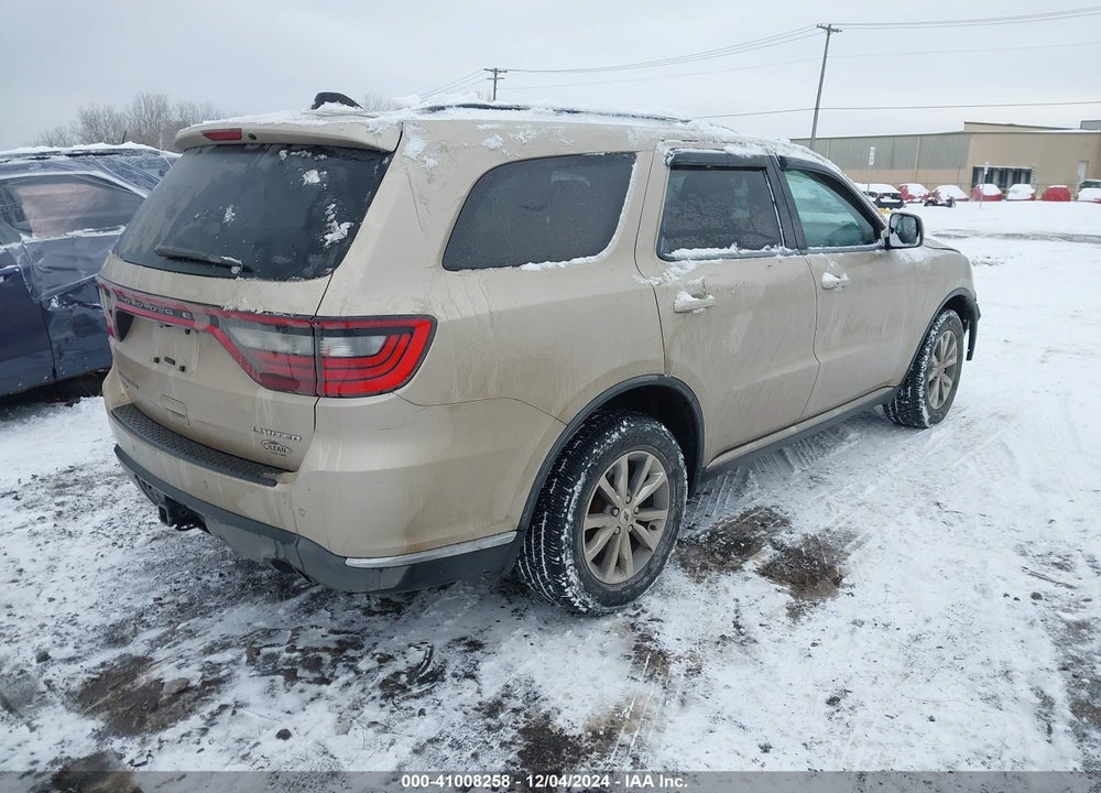 2014 DODGE DURANGO LIMITED VIN: 1C4RDJDG9EC267376
