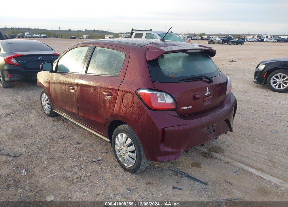 2021 MITSUBISHI MIRAGE CARBONITE EDITION/ES/LE VIN: ML32AUHJ8MH013924