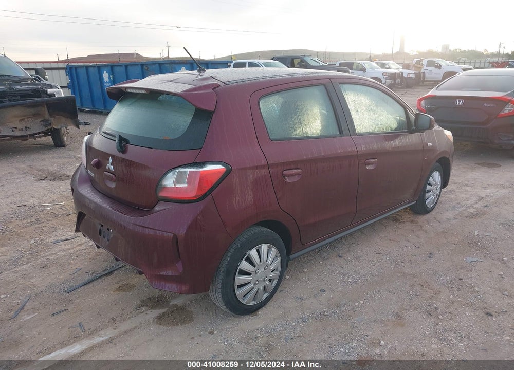 2021 MITSUBISHI MIRAGE CARBONITE EDITION/ES/LE VIN: ML32AUHJ8MH013924