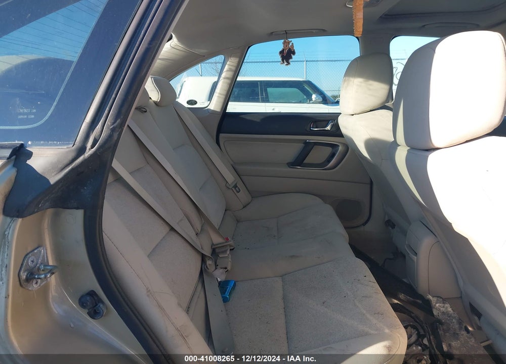 2008 SUBARU LEGACY 2.5I VIN: 4S3BL616887200620