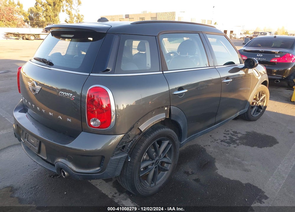 2014 MINI COUNTRYMAN COOPER S VIN: WMWZC3C58EWP52313