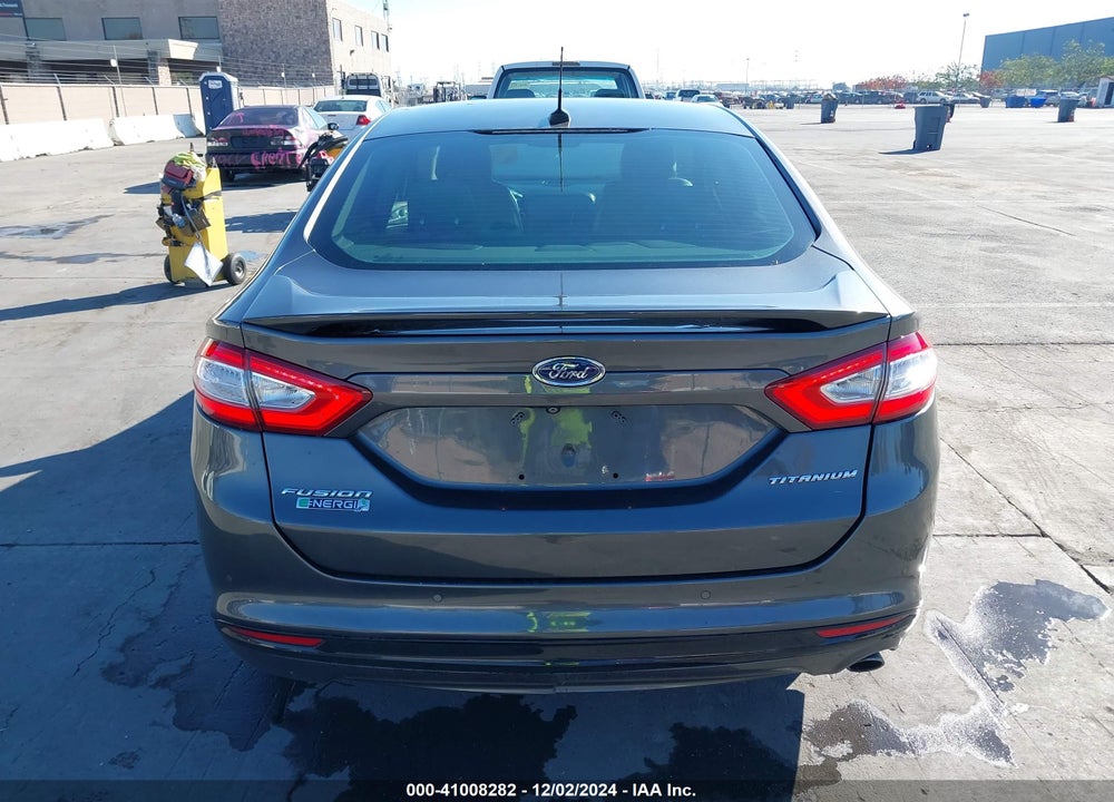 2015 FORD FUSION ENERGI TITANIUM VIN: 3FA6P0SU9FR284653