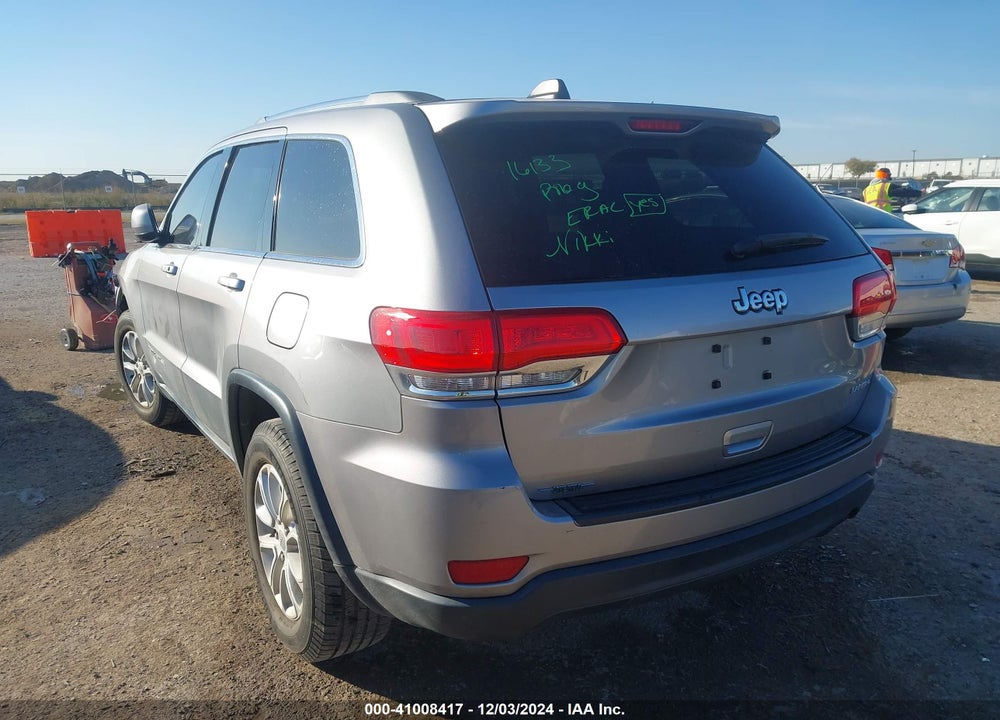 2015 CHEROKEE JEEP GRAND  LAREDO VIN: 1C4RJEAG0FC826173