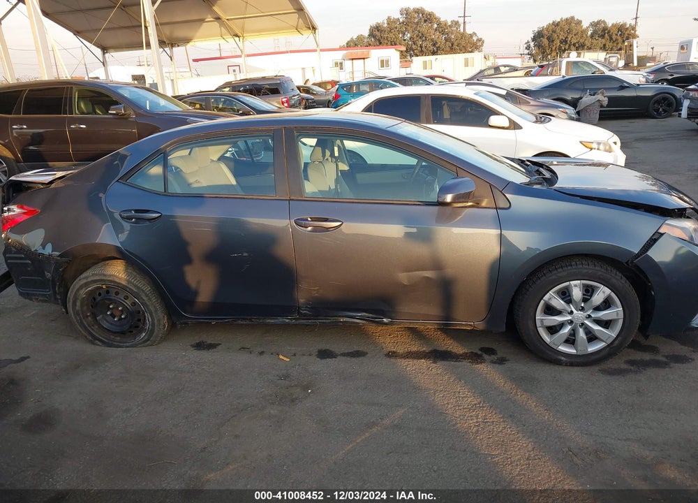 2016 TOYOTA COROLLA LE VIN: 2T1BURHE1GC601029
