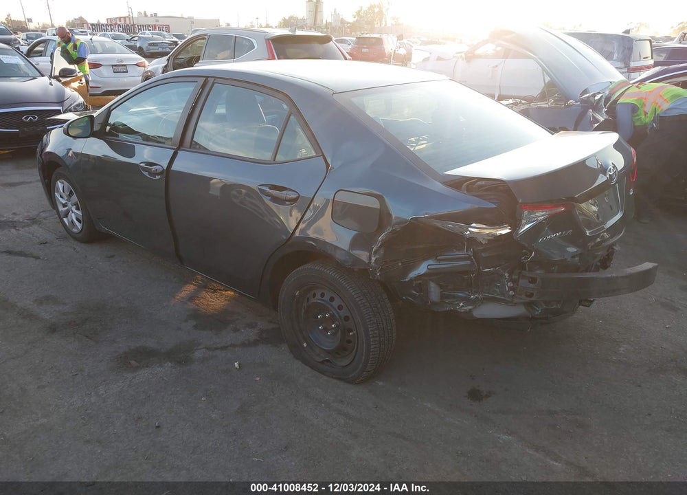 2016 TOYOTA COROLLA LE VIN: 2T1BURHE1GC601029