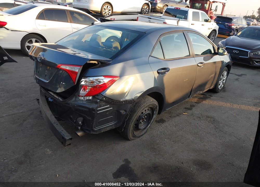2016 TOYOTA COROLLA LE VIN: 2T1BURHE1GC601029