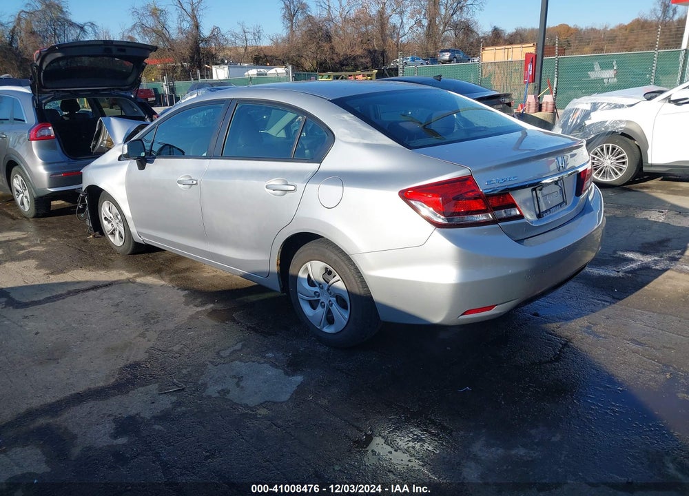 2013 HONDA CIVIC LX VIN: 2HGFB2F56DH593367