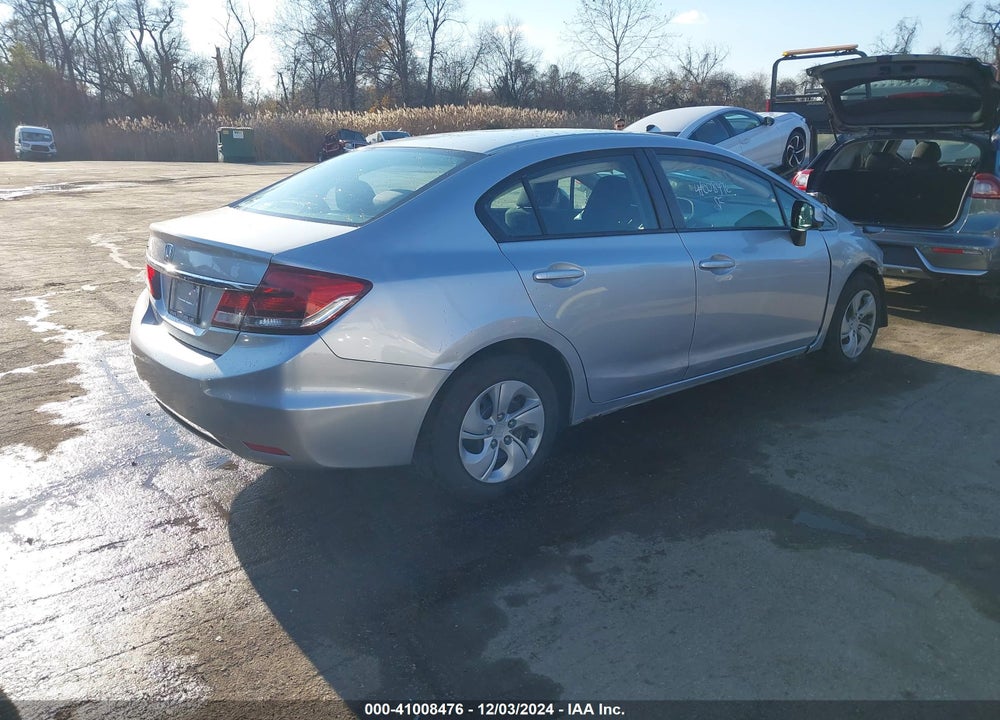2013 HONDA CIVIC LX VIN: 2HGFB2F56DH593367
