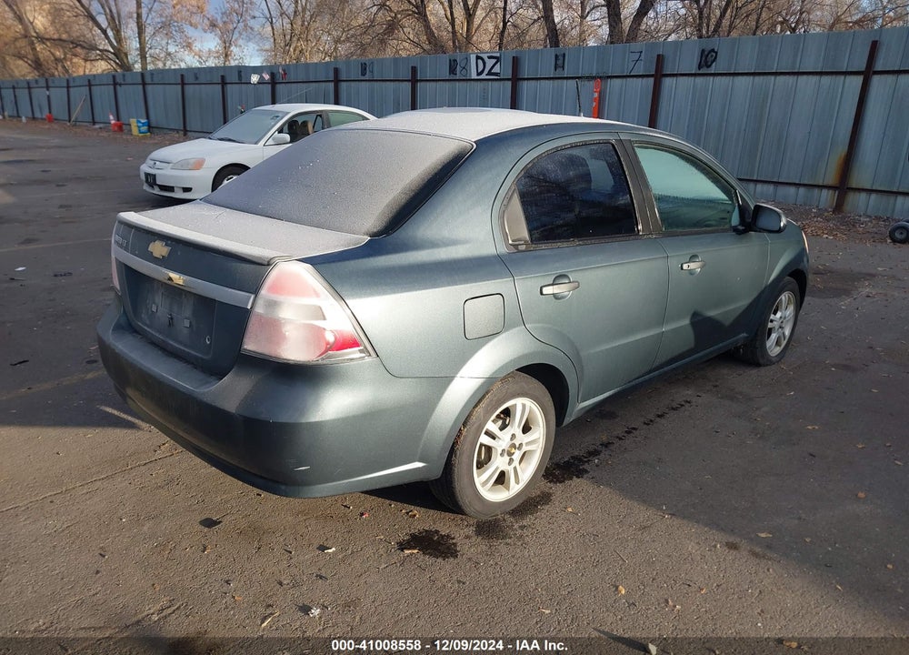 2010 CHEVROLET AVEO LT VIN: KL1TD5DEXAB098651