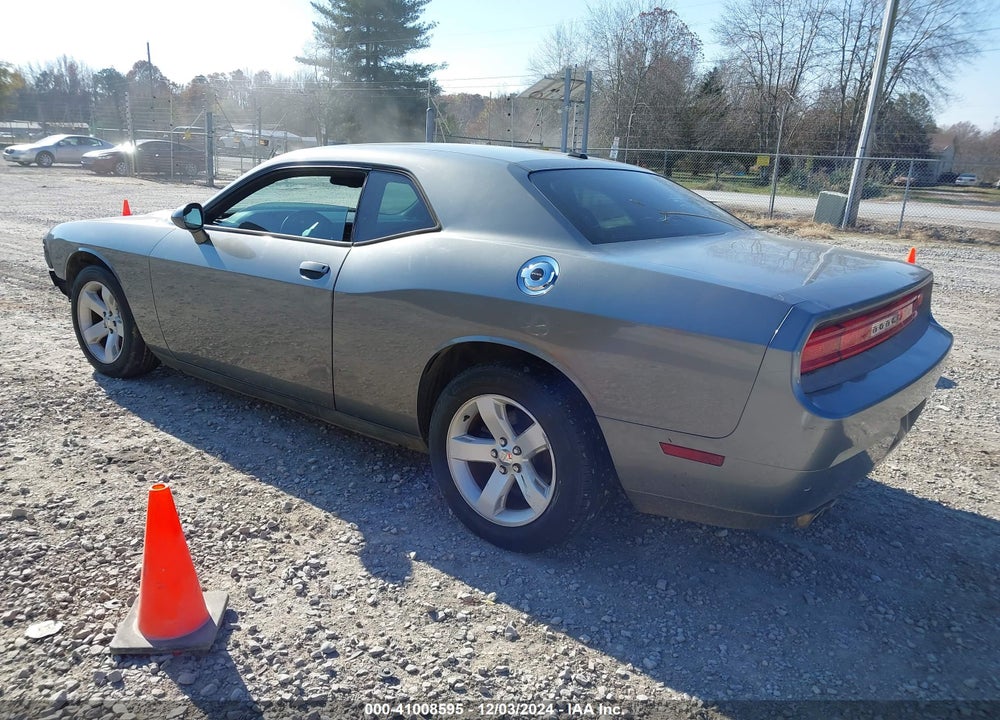 2012 DODGE CHALLENGER VIN: 2C3CDYAG1CH293312