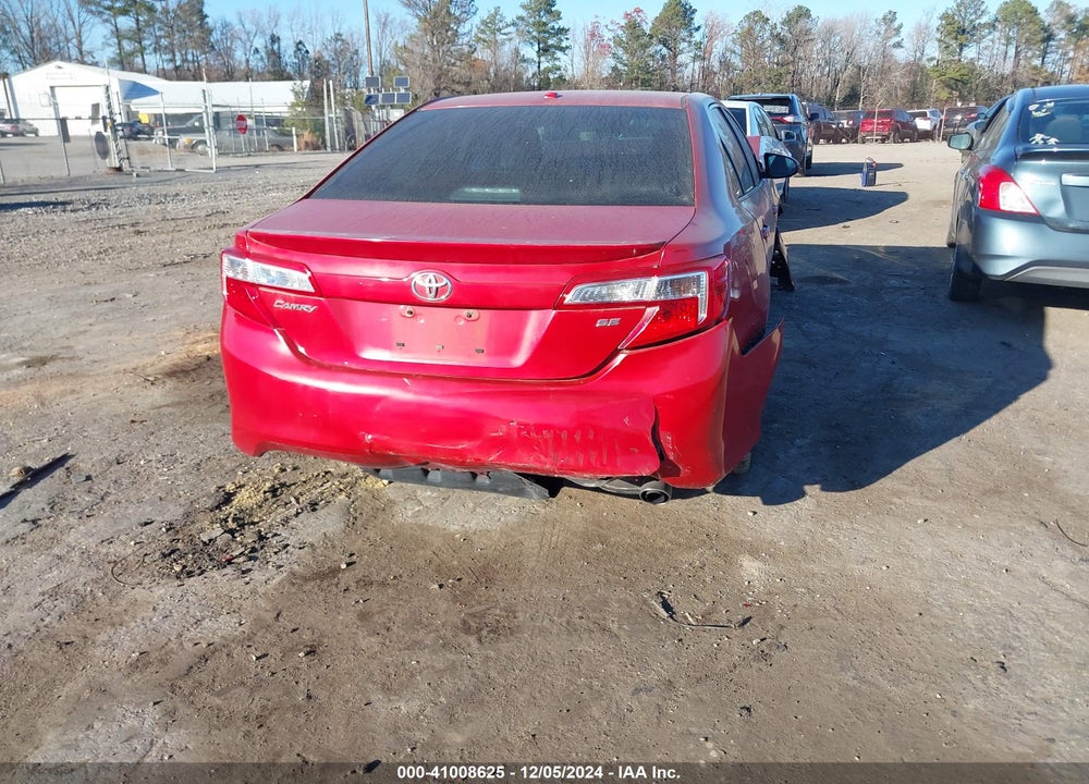 2012 TOYOTA CAMRY SE VIN: 4T1BF1FK7CU562850