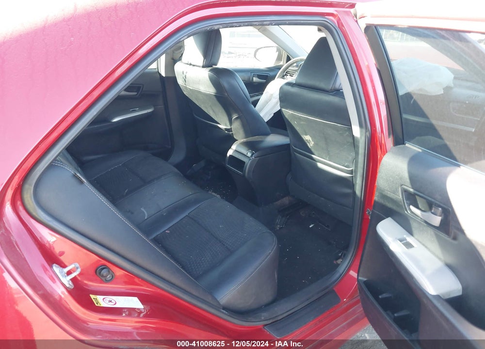 2012 TOYOTA CAMRY SE VIN: 4T1BF1FK7CU562850
