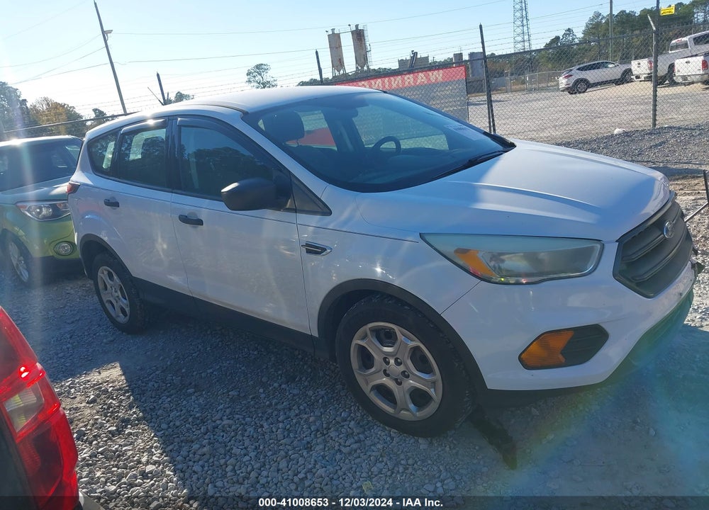 2017 FORD ESCAPE S VIN: 1FMCU0F74HUA89027