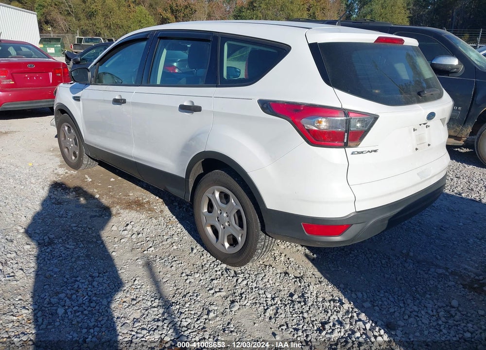 2017 FORD ESCAPE S VIN: 1FMCU0F74HUA89027