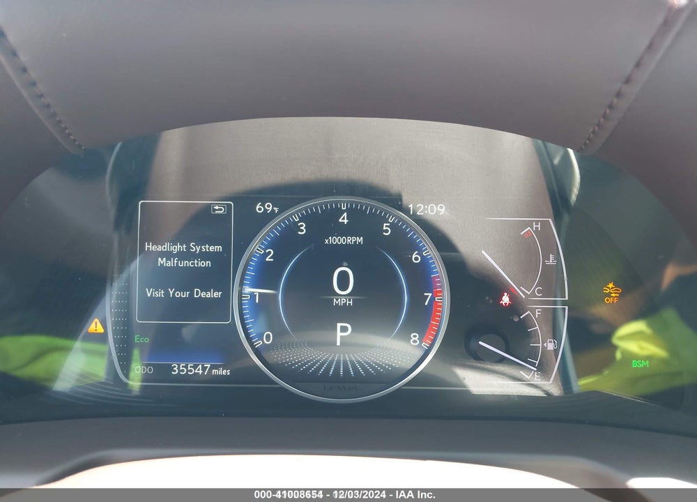 2019 LEXUS ES 350 LUXURY VIN: 58ABZ1B18KU013301