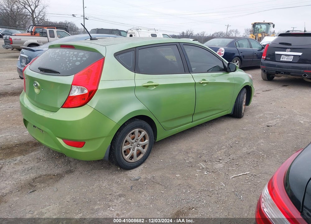 2012 HYUNDAI ACCENT GS VIN: KMHCT5AE0CU025873