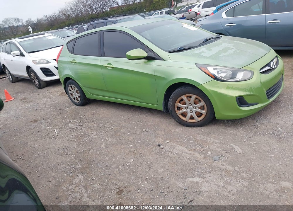 2012 HYUNDAI ACCENT GS VIN: KMHCT5AE0CU025873