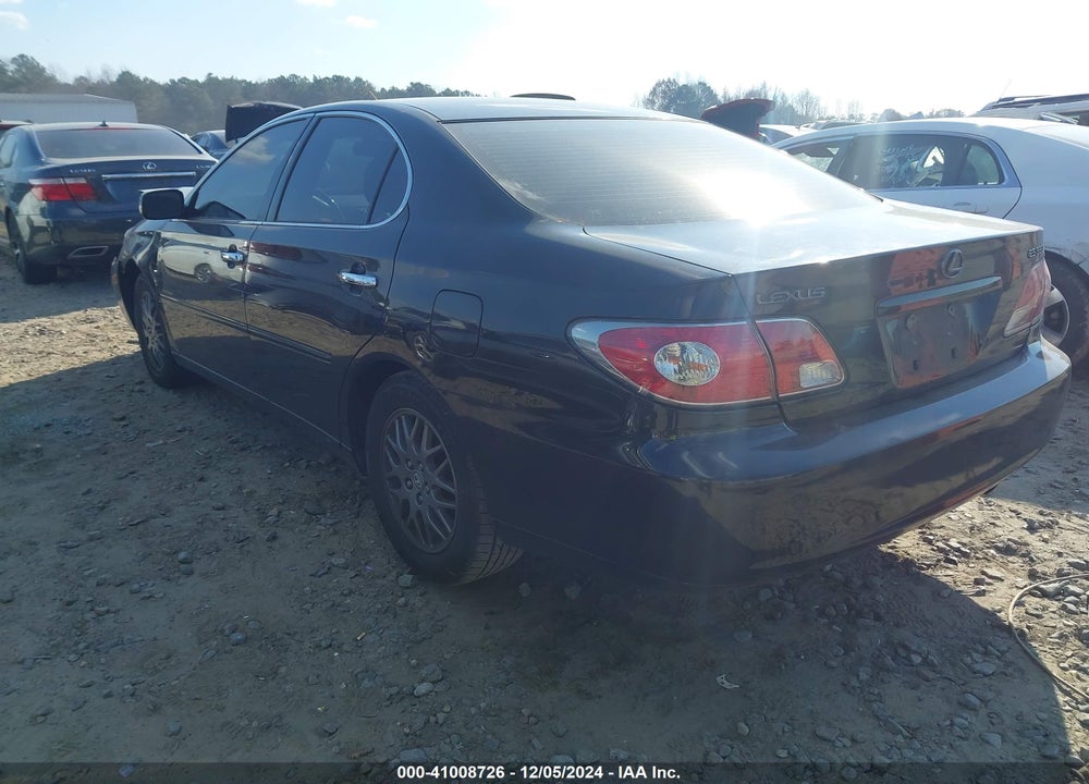 2004 LEXUS ES 330 VIN: JTHBA30G345032100