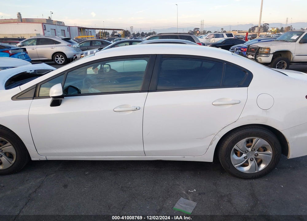2013 HONDA CIVIC LX VIN: 19XFB2F52DE203259