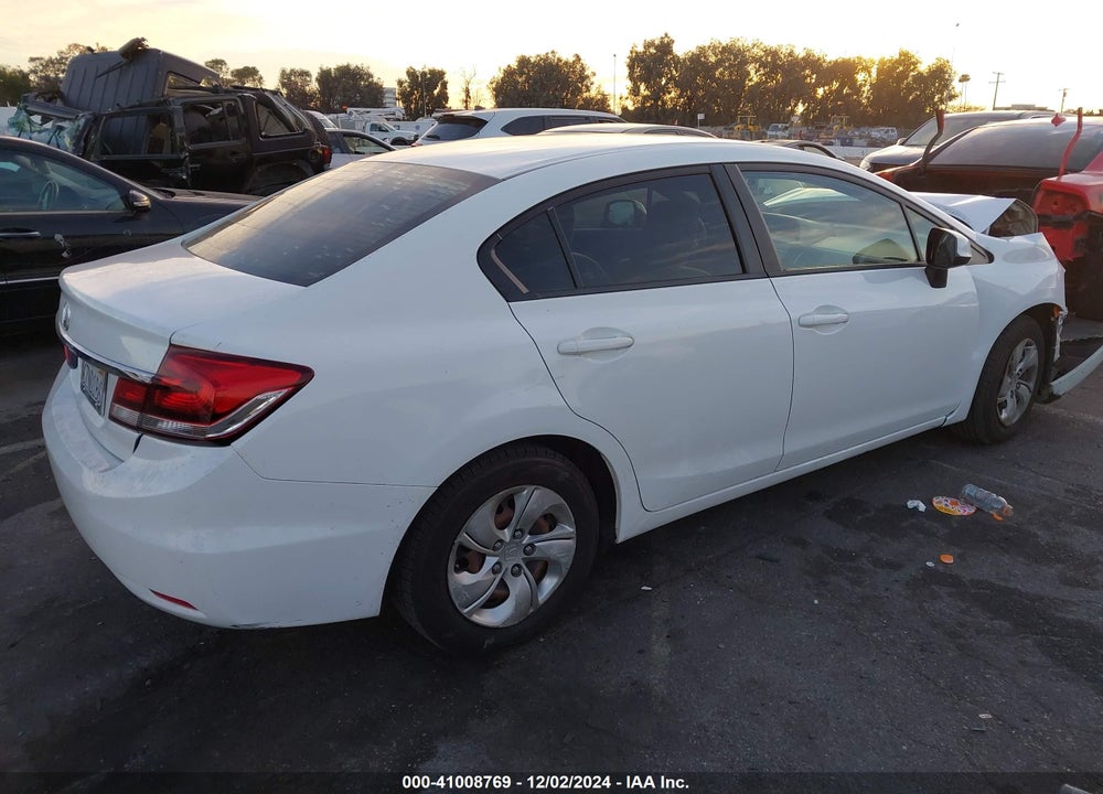 2013 HONDA CIVIC LX VIN: 19XFB2F52DE203259